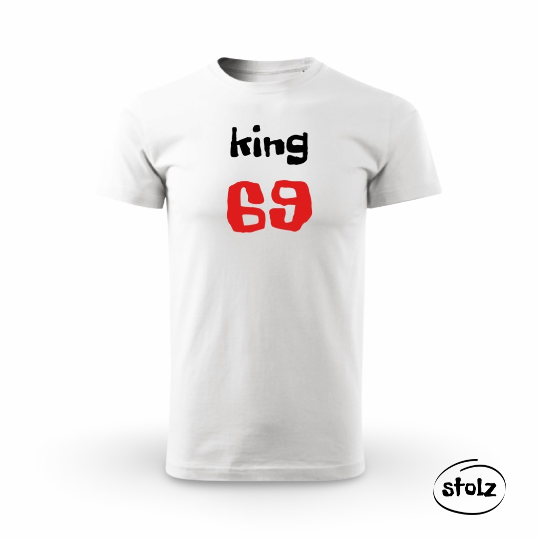 Tričko KING 69 white